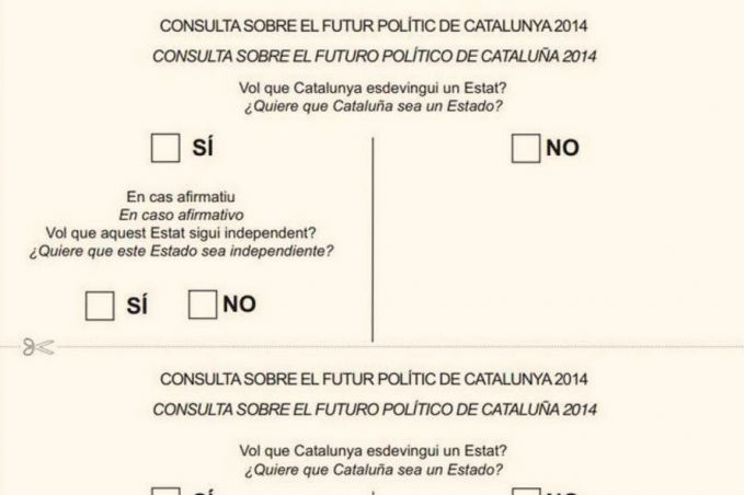 Papereta de la consulta del 9N