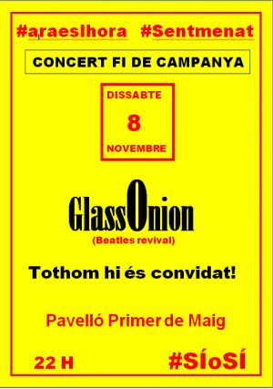 Concert de final de campanya pel SíSí