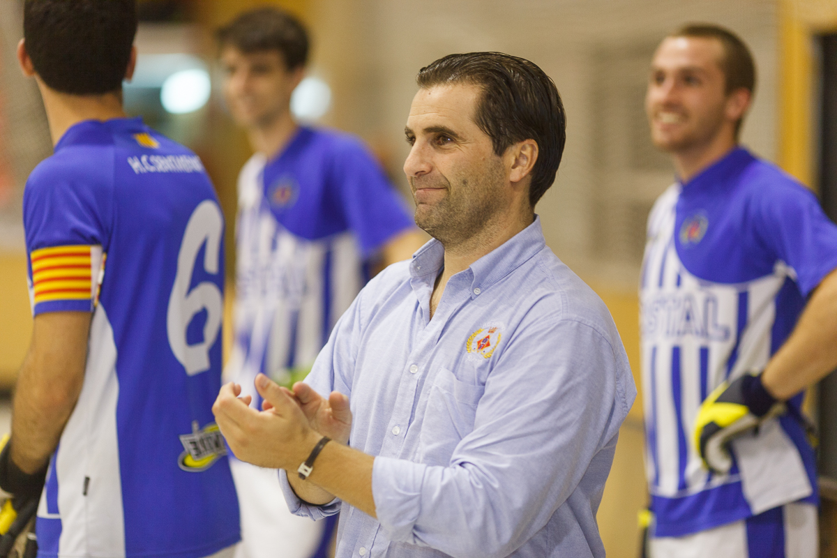 Gaby Cairo, entrenador de l'HC Sentmenat © Jordi Vinyets